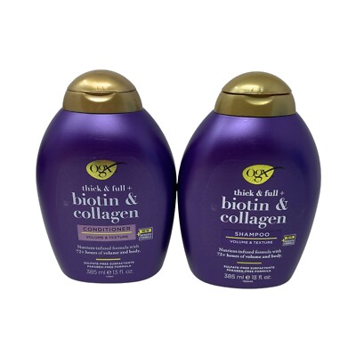 OGX Thick & Full + Biotin, Collagen Volumizing Hair Shampoo