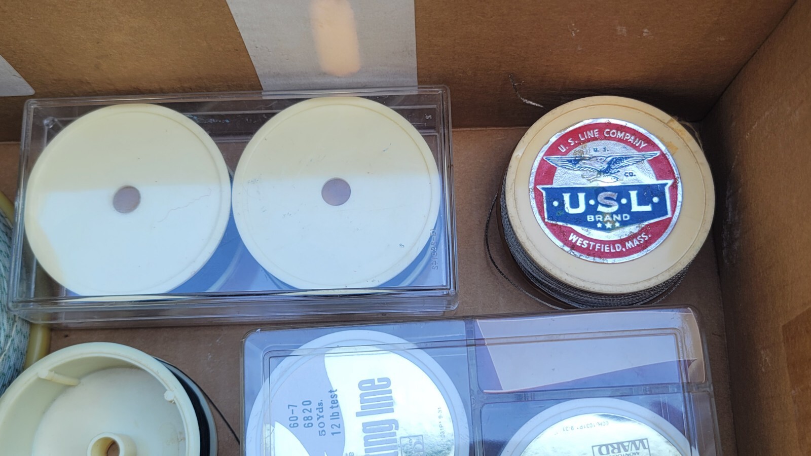 Vintage NOS Braided Nylon Fishing Line Lot. DuPont,Garcia,Gudebrod ...
