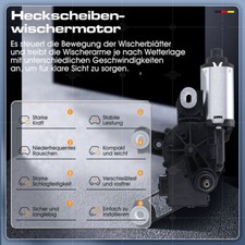HINTEN HECK SCHEIBENWISCHER WISCHERMOTOR FÜR AUDI A3 A4 B6 B7 B8 8E9955711