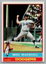 1976 TOPPS MIKE G. MARSHALL LOS ANGELES DODGERS #465