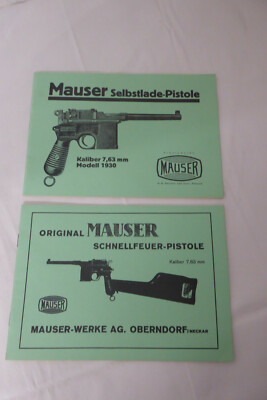 Mauser-Selbstladepistole Schnellfeuerpistole 