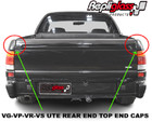 <!--F#f_0-->CORNER END CAPS compatible for COMMODORE VG VP VR VS UTE REAR TUB CAPS PAIR NEW<!--F/-->