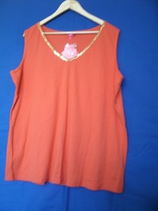 red sequin vest top