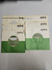45 RPM 7" RECORD SLEEVES CO. SLEEVE 6 PACK SEE PHOTOS - Spring SLV42 