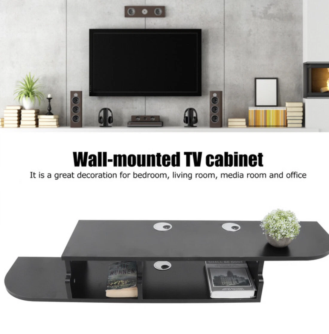 Stand for under 2024 tv on wall