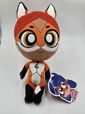 "Juguete de peluche de 10"" Miraculous Ladybug Zag Chibi Alya Césaire Rena Rouge nuevo con etiquetas"