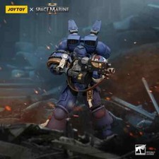 Warhammer 40k Joytoy Ultramarines Chairon Space Marine 2 1 18 figure free LED UK