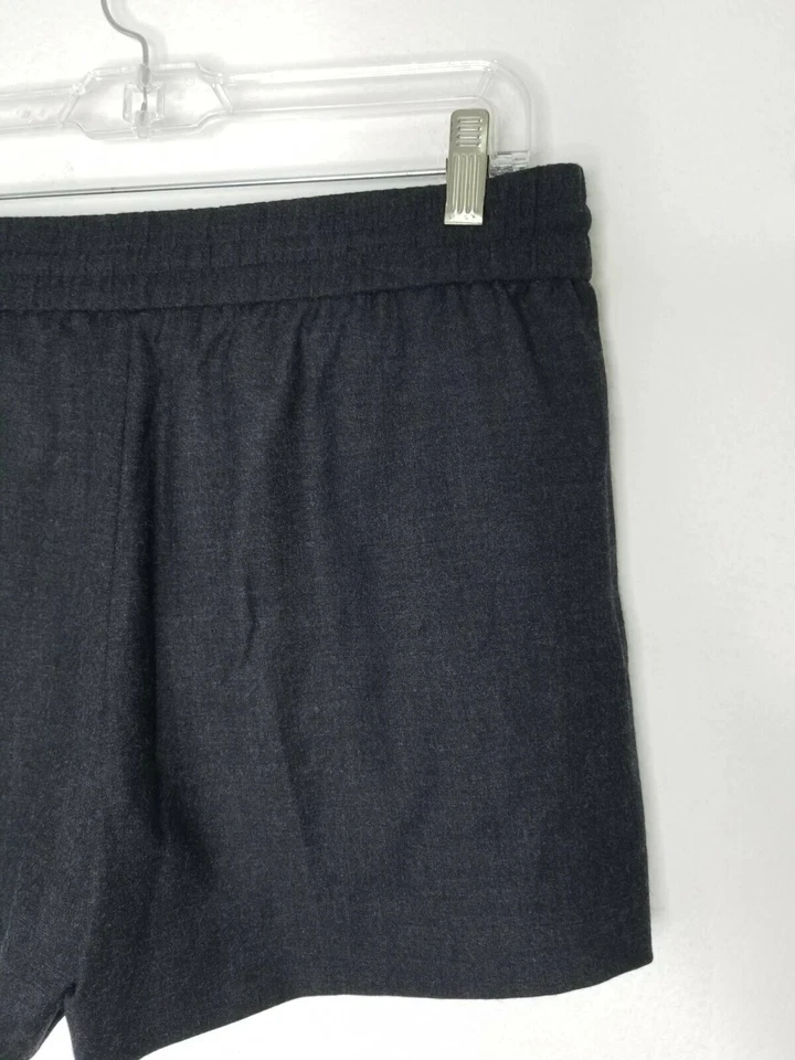 J. Pantalones Cortos CREW Para Mujer Talla XS Gris Oscuro Mezcla de Lana Cintura Elástica Nuevos Sin Etiquetas Foto 3 de 4