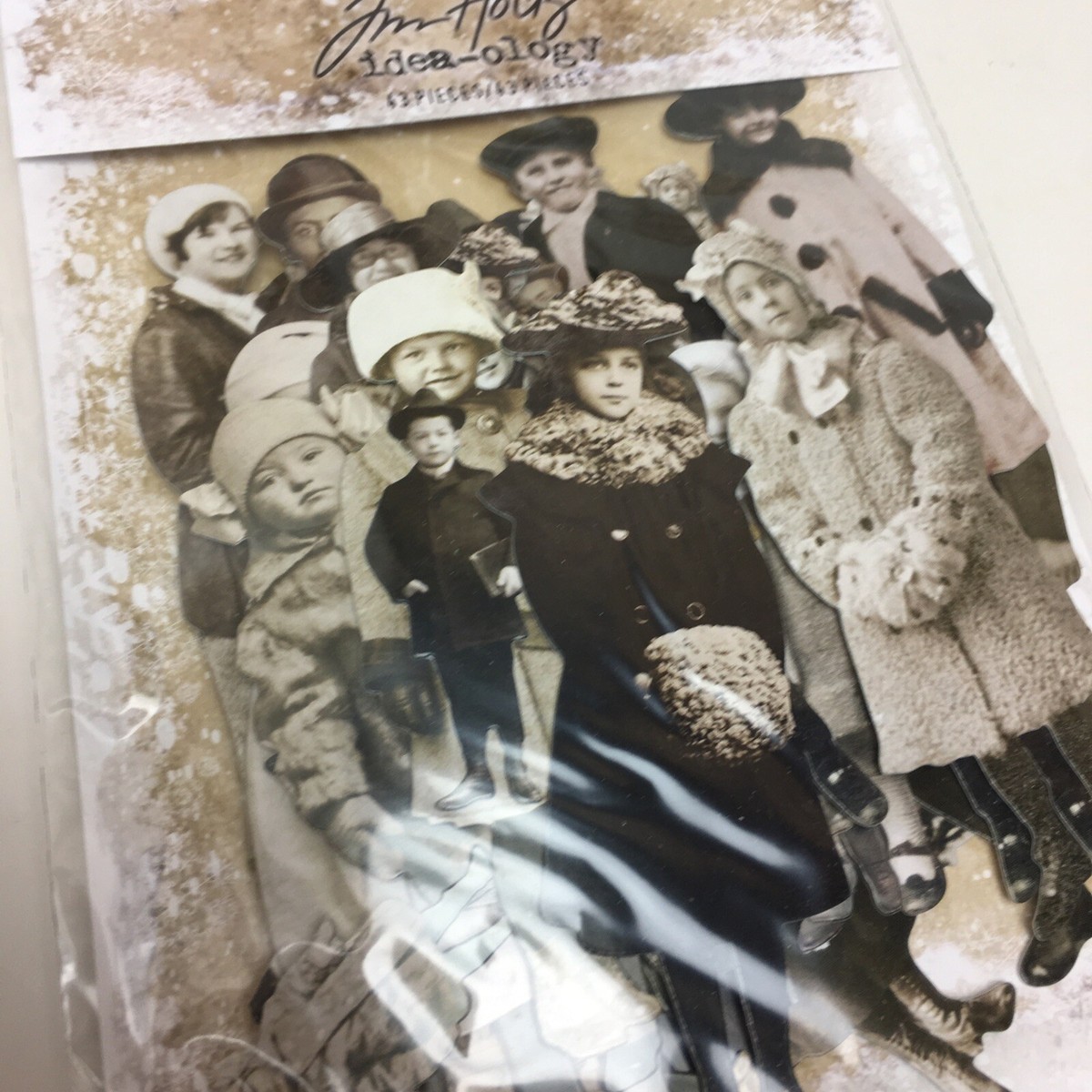 Tim Holtz  Idea-Ology 使用済み12点セットまとめ売り 人物 Idea-Ology Tim Holtz Christmas Noel Paper Dolls Die-Cuts