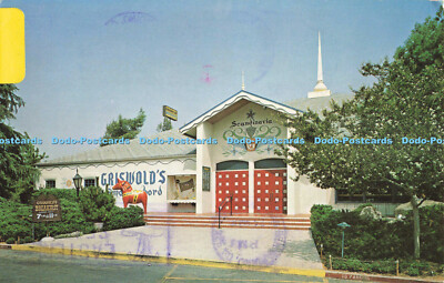 R682696 Griswold. Smorgasbord Restaurants. Redlands. Calif. Dexter Karte von Locan