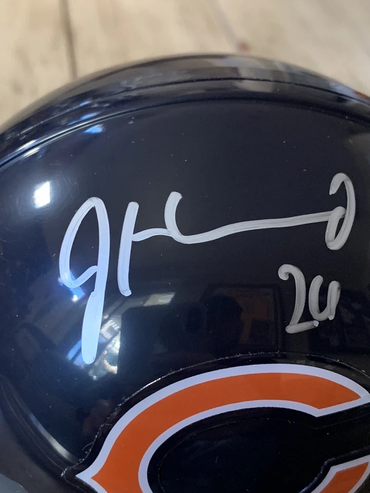Minicasco Jordan Howard autografiado/firmado Schwartz Chicago Bears B Foto 2 de 4