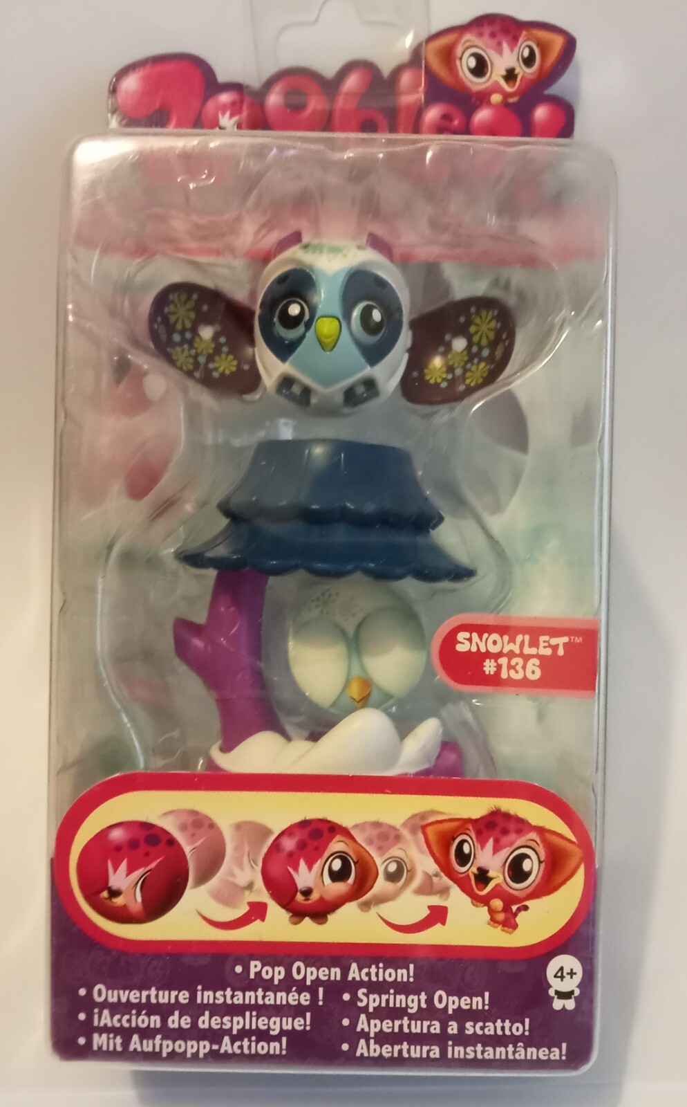 Zoobles  Spring to Life {Arctantia Collection} SNOWLET #136 *BNIB Sealed*