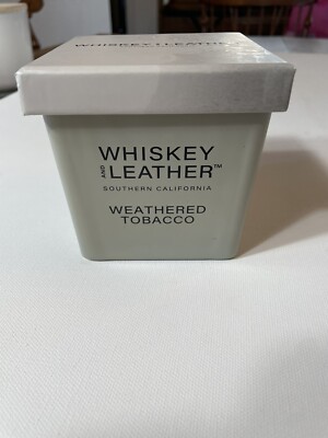 weathered tobacco candle Whiskey And leather Candle Weathered Tobacco Sent New 2 Wick