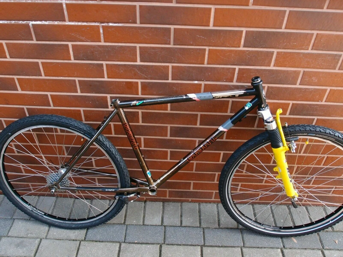 1989 steel frame GIANT Super Sierra shock absorber RST MOZO PRO Shimano Deore XT