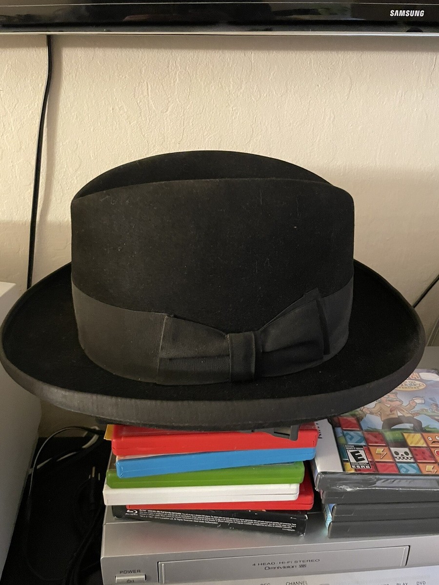 Vintage Andrew Gross “Major” Beaver Fur Fedora Hat Oakland CA Please Read View 5