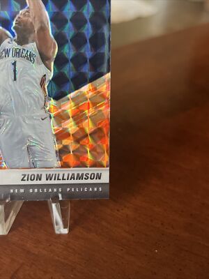 2020-21 PANINI MOSAIC ZION WILLIAMSON REACTIVE ORANGE PRIZM #49 | eBay