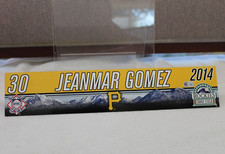 Pittsburgh Pirates  ( Jeanmar Gomez ) Locker Name Plates Rare!!