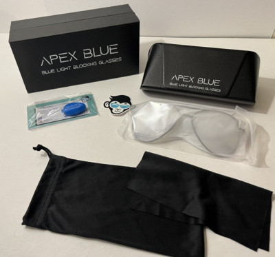 APEX BLUE Blue Light Blocking Lenses for Gaming and Computers Aviator Style