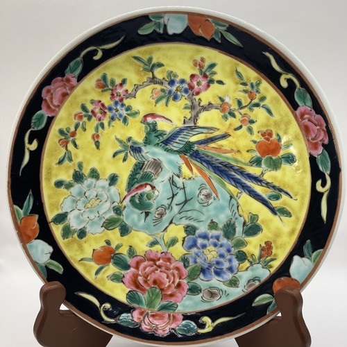 Antique Yamatoku plate hand painted porcelain in Japan eBay