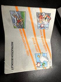 Super Mario Bros/Duck Hunt/World Class Track Meet NES cart and manual only