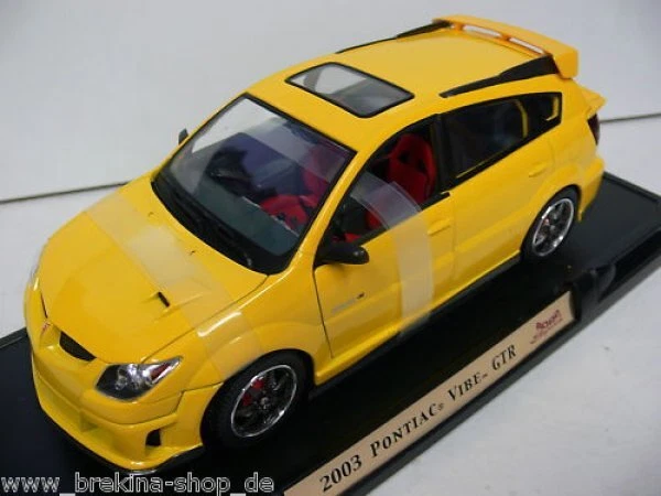 1/18 YatMing Pontiac Vibe GTR 2003 gelb 92508 - Bild 1 von 1