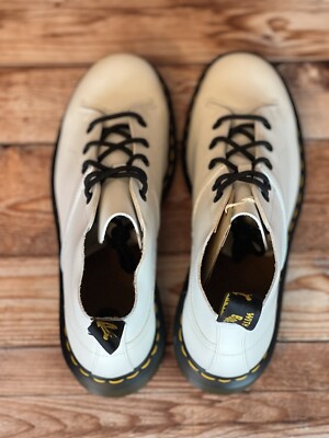 Dr Martens Chukka Boots Mens 9 White Bone Church Vintage Monkey Retro Shoes Dr Martens Chukka Boots Mens 9 White Bone Church Vintage  main image 3