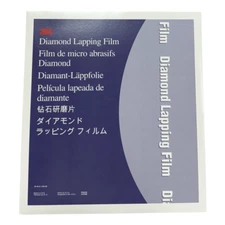 3M 661X 9" x 11" Diamond Lapping Film Sheet 3 mil 10 Sheets USA Made