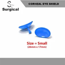 Corneal Eye Shield Small Stainless Steel Electro Coated Laser Protector