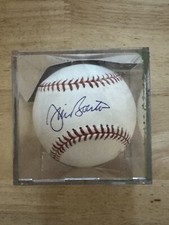 JIM BOUTON WSC NEW YORK YANKEES PITCHER SIGNED AUTO VINTAGE OL BASEBALL Tristar