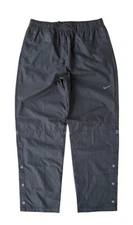 Nike Men’s L Golf Rain Wind Waterproof Pants Black Excellent Condition