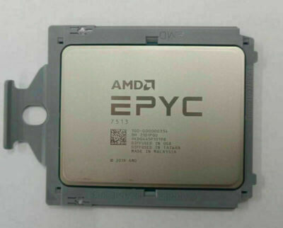 AMD EPYC 7513 CPU Processor 32 cores 64 threads 2.6GHz up to 3.65GHZ 200W SP3