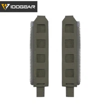 IDOGEAR Tactical Zipper MOLLE Adapter 10# For Rear Back Pack Plate Carrier Camo
