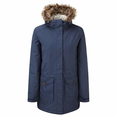 Craghoppers Elrose Waterproof Jacket With Hood Navy UK 10 EU 36