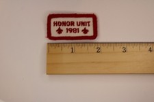 Honor Unit 1981 Boy Scouts of America BSA Patch
