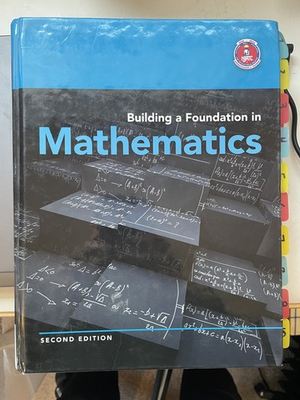 #ad Building a Foundation in Mathematics Second Edition $11.99