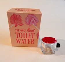 Novelty Perfume Called The only Real Toilet Water – Empty Bottle w Label & Box