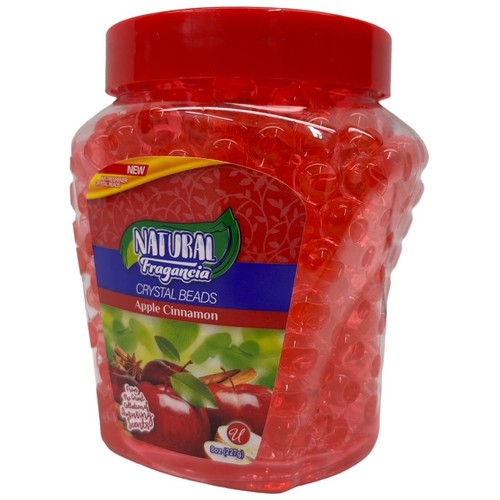 Apple Cinnamon Crystal Beads Air Freshener Natural Fragancia, 8oz. (Pack of 2) - Picture 2 of 4