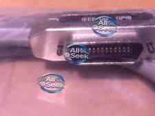 1 x IEEE-488 GPIB Cable Cord Metal Connector Adapter Plug 0.5m