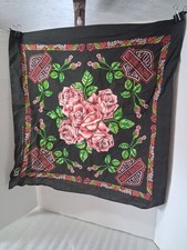 Vintage 21" Harley Davidson Bandana Handkerchief Biker Motorcycle USA Made