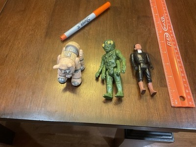 Vintage 1978 Mego Battle Star Galactica Figures Lot - Daggit, Ovion, Baltar