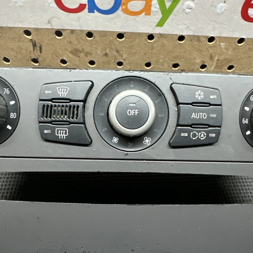 2009 BMW 535i HVAC CLIMATE CONTROL SWITCH CONTROL MODULE K - Image 4 of 4