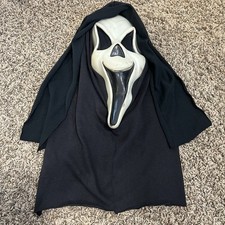 Scream Mask Happy Ghost Face Fun World Div Gen 1 Dimple Glow In The Dark