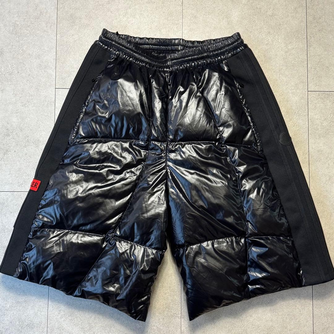 Moncler adidas Bermuda Puffer Pants Men's Black M Used thumbnail 10
