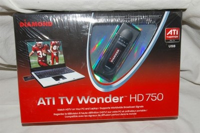 Diamond ATI Theater PC TV Wonder HD 750 USB NEW SEALED