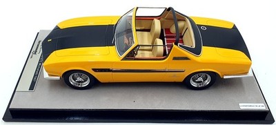 ミニカー ART MODEL Ferrari 330 GTC Yellow Tecnomodel 1/18 Scale TM18-130C - 1967 Ferrari 330 GTS Spyder