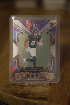 2025 Panini Select - #7 Jayden Higgins (RC) Future - Houston Texans