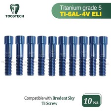Vite in titanio 10 pezzi compatibile con vite Bredent SKY Abutment