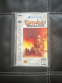 Shinobi Legions (Sega Saturn, 1995) Great Condition Cib W. Reg Card