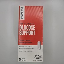 Hydroxycut Pro Clinical Glucose Support Supplement 60 Capsules NEW  EXP 6/19/27