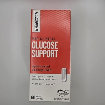 Hydroxycut Pro Clinical Glucose Support Supplement 60 Capsules NEW ~ EXP 6/19/27
